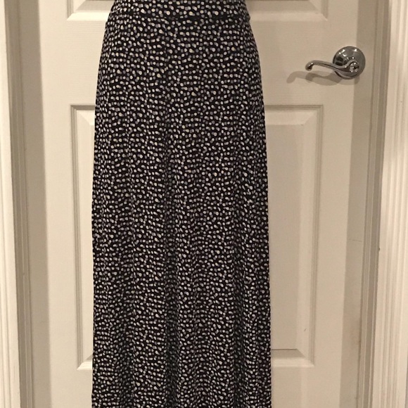Coldwater Creek Dresses & Skirts - Polka dot A line skirt. Black periwinkle and beige